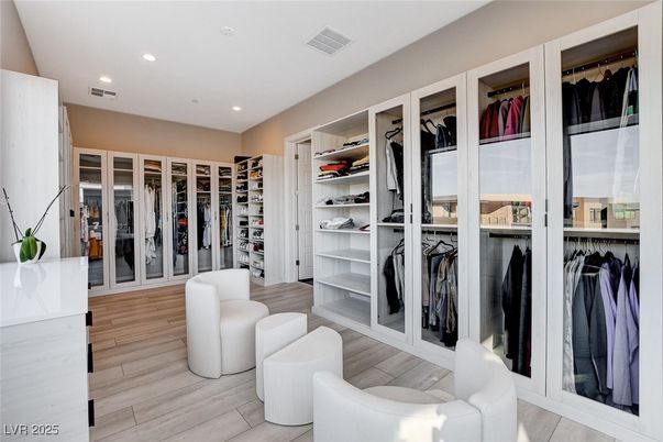 Interior, Recessed Lighting, Walk-in Closets, Wood Texture Flooring