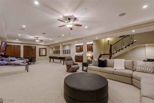 Interior, Living room, Recessed Lighting