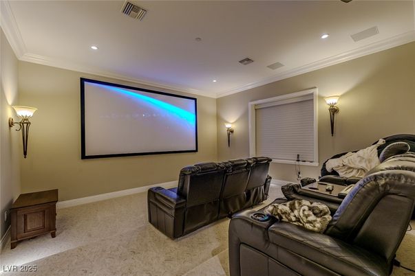 Home Theatre Room, Interior, Projection Screen, Recessed Lighting, Theatre Room