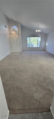 Chandelier, Empty room, Interior