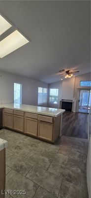 Empty room, Fireplace, Interior