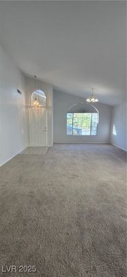 Chandelier, Empty room, Interior