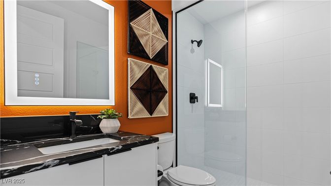Bathroom, Glass Shower, Interior