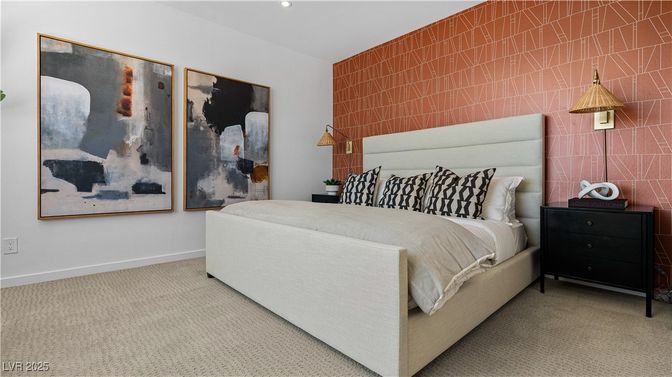 Bedroom, Interior, Recessed Lighting