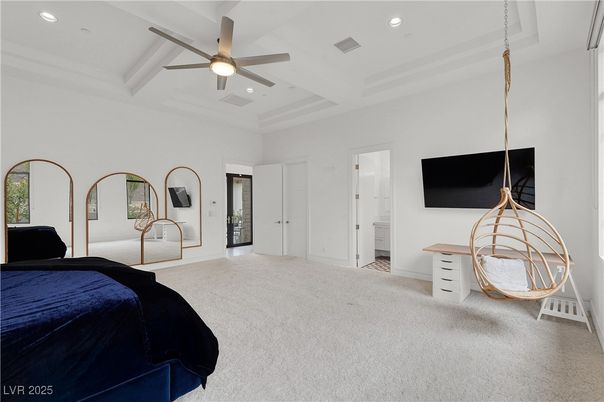Bedroom, Interior, Recessed Lighting