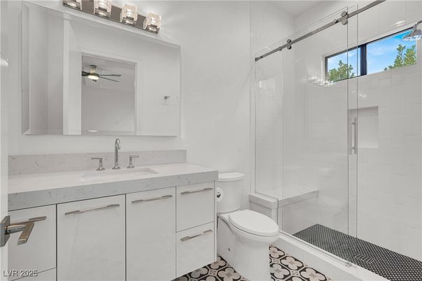 Bathroom, Glass Shower, Interior
