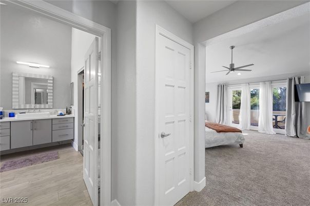 Bathroom, Bedroom, Dual Sink Vanities, Interior, Wood Texture Flooring