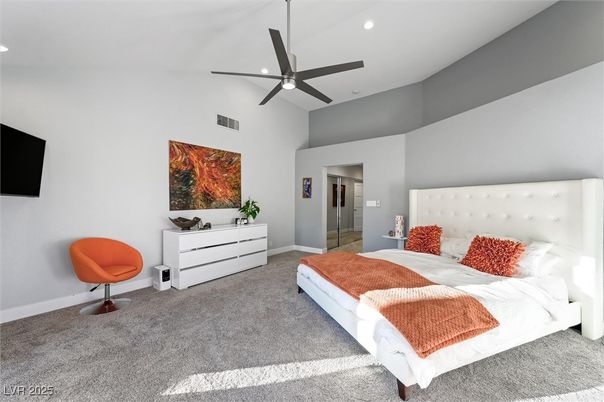 Bedroom, Interior, Recessed Lighting