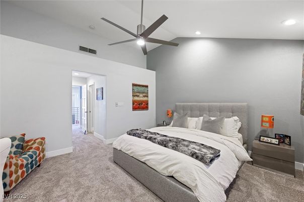 Bedroom, Interior, Recessed Lighting