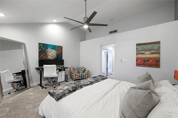Bedroom, Home Office, Interior, Recessed Lighting