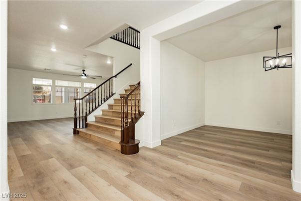 Interior, Pendant Lights, Recessed Lighting, Wood Texture Flooring