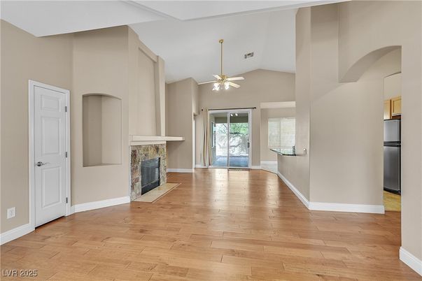 Empty room, Fireplace, Interior, Wood Texture Flooring