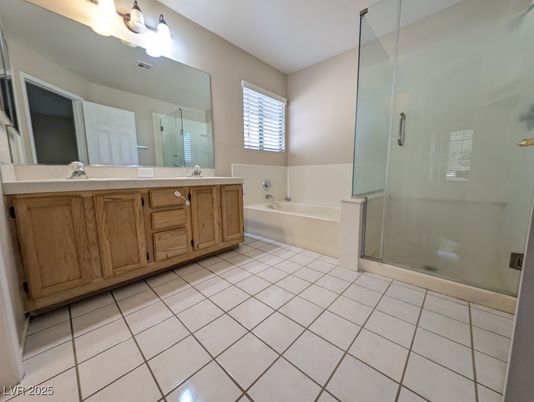 Bathroom, Dual Sink Vanities, Glass Shower, Interior