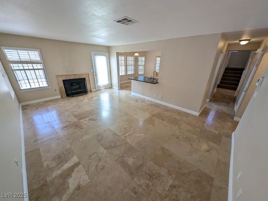 Empty room, Fireplace, Interior