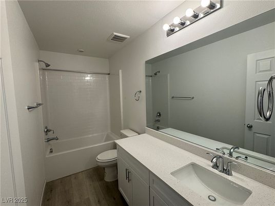 Bathroom, Dual Sink Vanities, Interior, Wood Texture Flooring