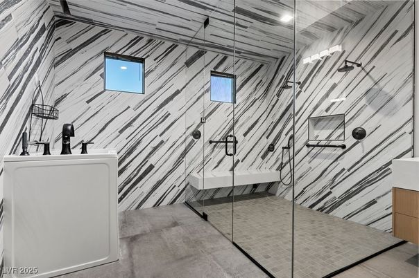 Bathroom, Glass Shower, Interior