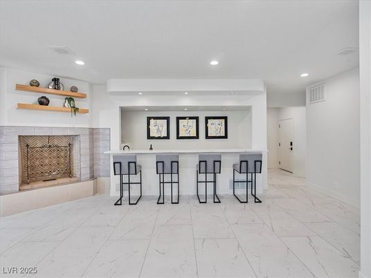 Interior, Marble, Recessed Lighting