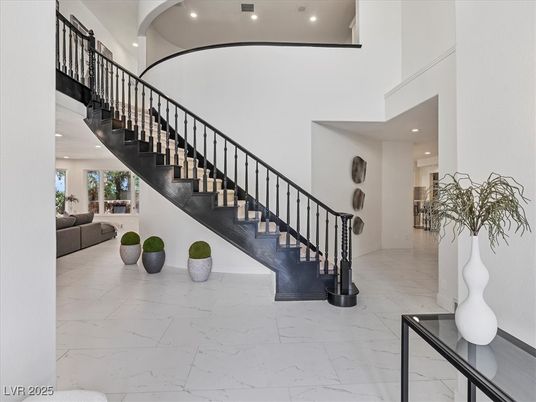 Interior, Marble, Recessed Lighting