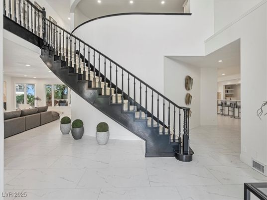 Interior, Marble, Recessed Lighting