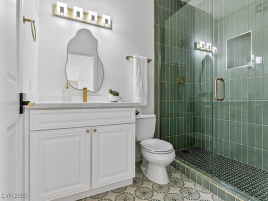 Bathroom, Glass Shower, Interior