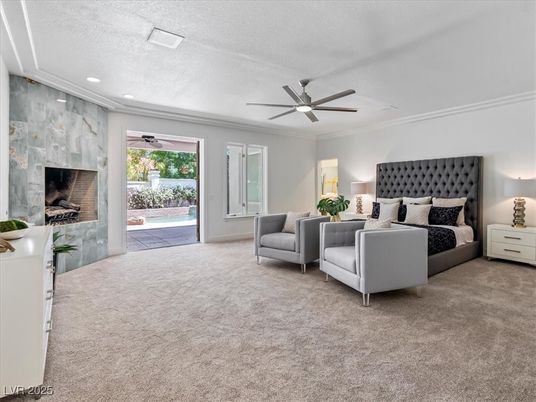 Bedroom, Interior, Recessed Lighting