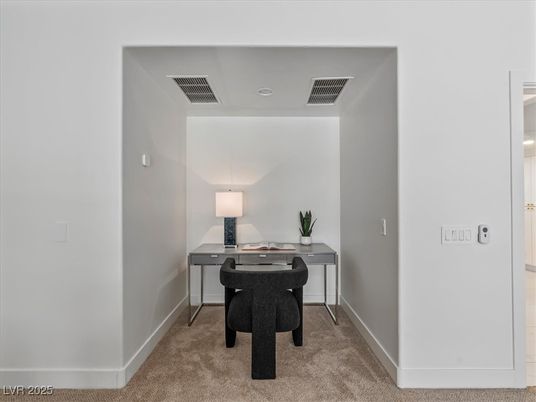 Home Office, Interior, Recessed Lighting