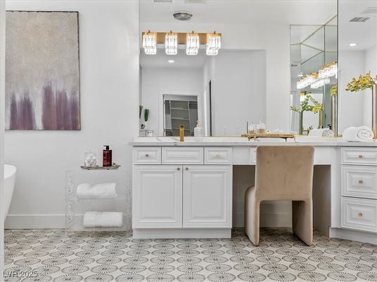 Bathroom, Interior, Recessed Lighting