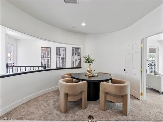 Dining room, Interior, Recessed Lighting