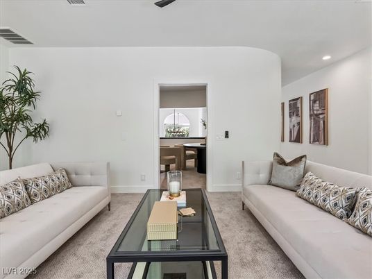 Interior, Living room, Recessed Lighting