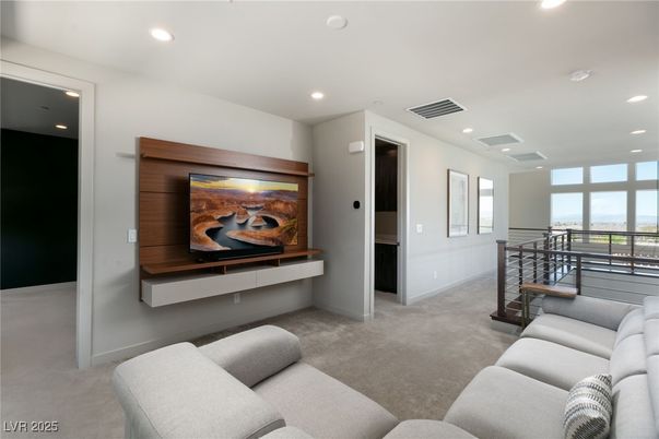 Interior, Living room, Recessed Lighting
