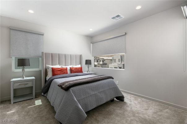 Bedroom, Interior, Recessed Lighting