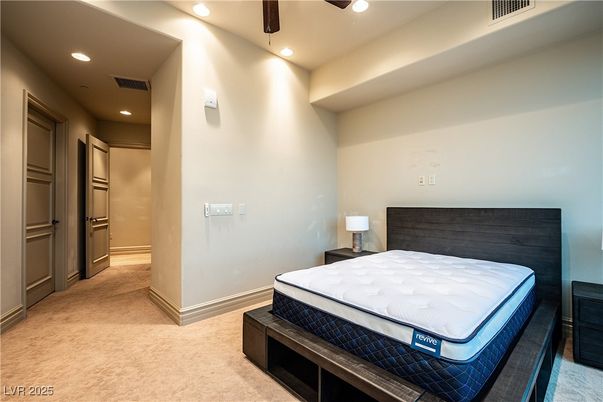 Bedroom, Interior, Recessed Lighting