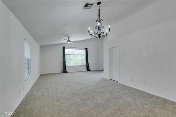 Chandelier, Empty room, Interior