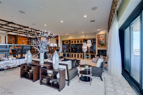 Interior, Living room, Recessed Lighting