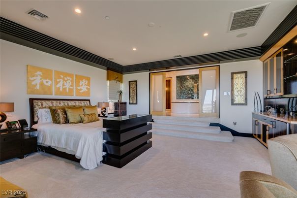 Bedroom, Interior, Recessed Lighting