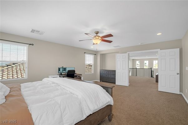 Bedroom, Interior, Recessed Lighting
