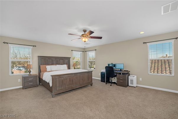 Bedroom, Home Office, Interior, Recessed Lighting