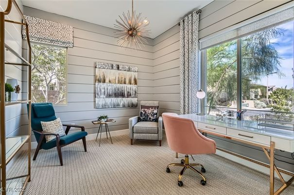 Home Office, Interior, Pendant Lights, Recessed Lighting