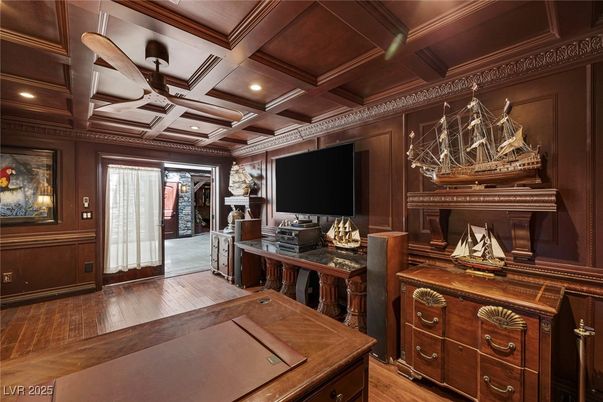 Interior, Piano, Recessed Lighting, Wooden Beams, Wooden Ceilings, Wood Texture Flooring, Wooden Walls