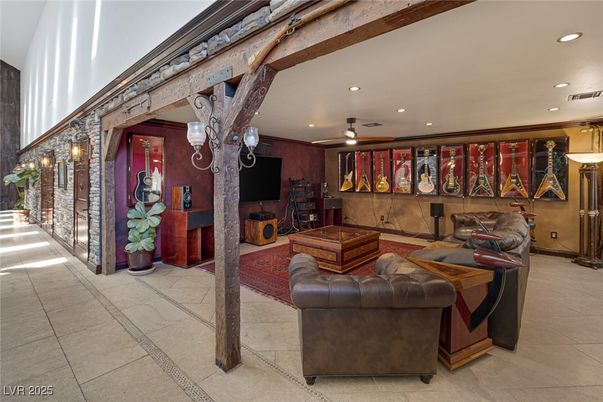 Interior, Living room, Recessed Lighting