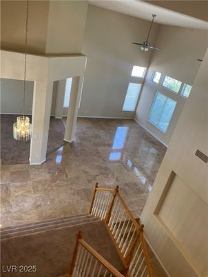 Empty room, Interior, Pendant Lights