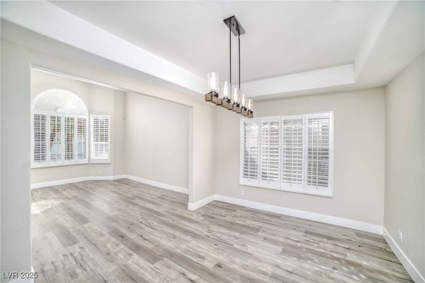 Empty room, Interior, Pendant Lights, Wood Texture Flooring