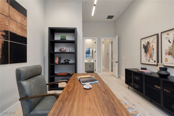 Home Office, Interior, Wood Texture Flooring