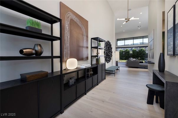 Interior, Pendant Lights, Recessed Lighting, Wood Texture Flooring