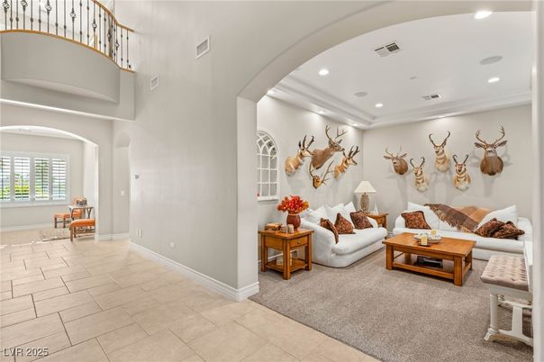 Interior, Living room, Recessed Lighting