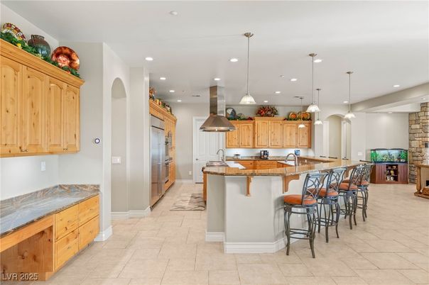 Interior, Kitchen, Pendant Lights, Recessed Lighting