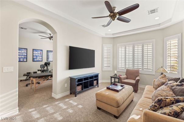 Home Office, Interior, Living room, Recessed Lighting