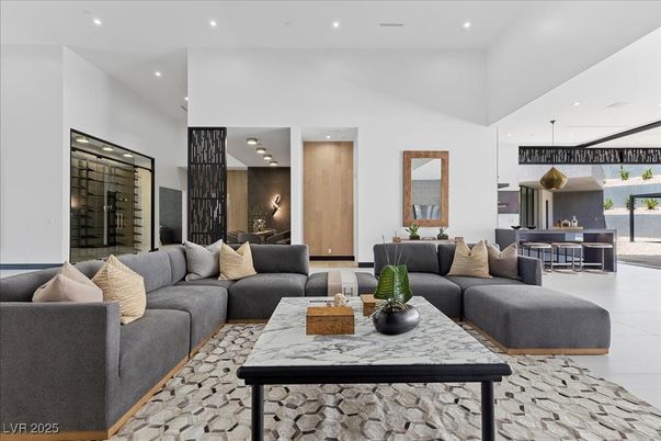 Dining room, Interior, Living room, Pendant Lights, Recessed Lighting
