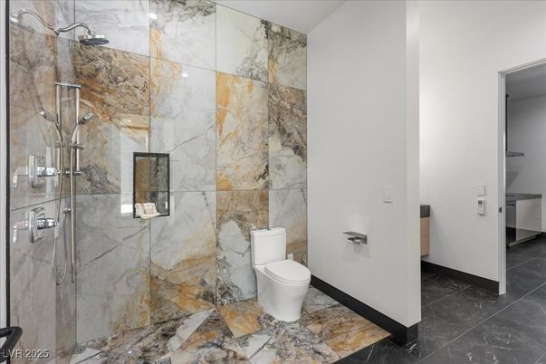Bathroom, Interior, Marble Walls
