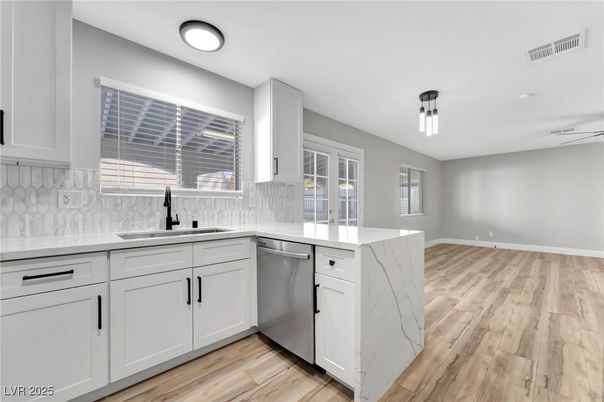 Interior, Kitchen, Wood Texture Flooring